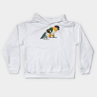 Caique and Agapornis Kids Hoodie